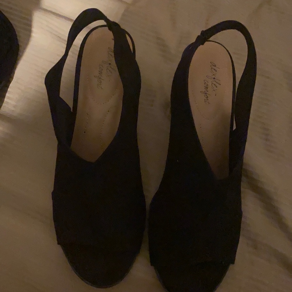 3 inch black heels